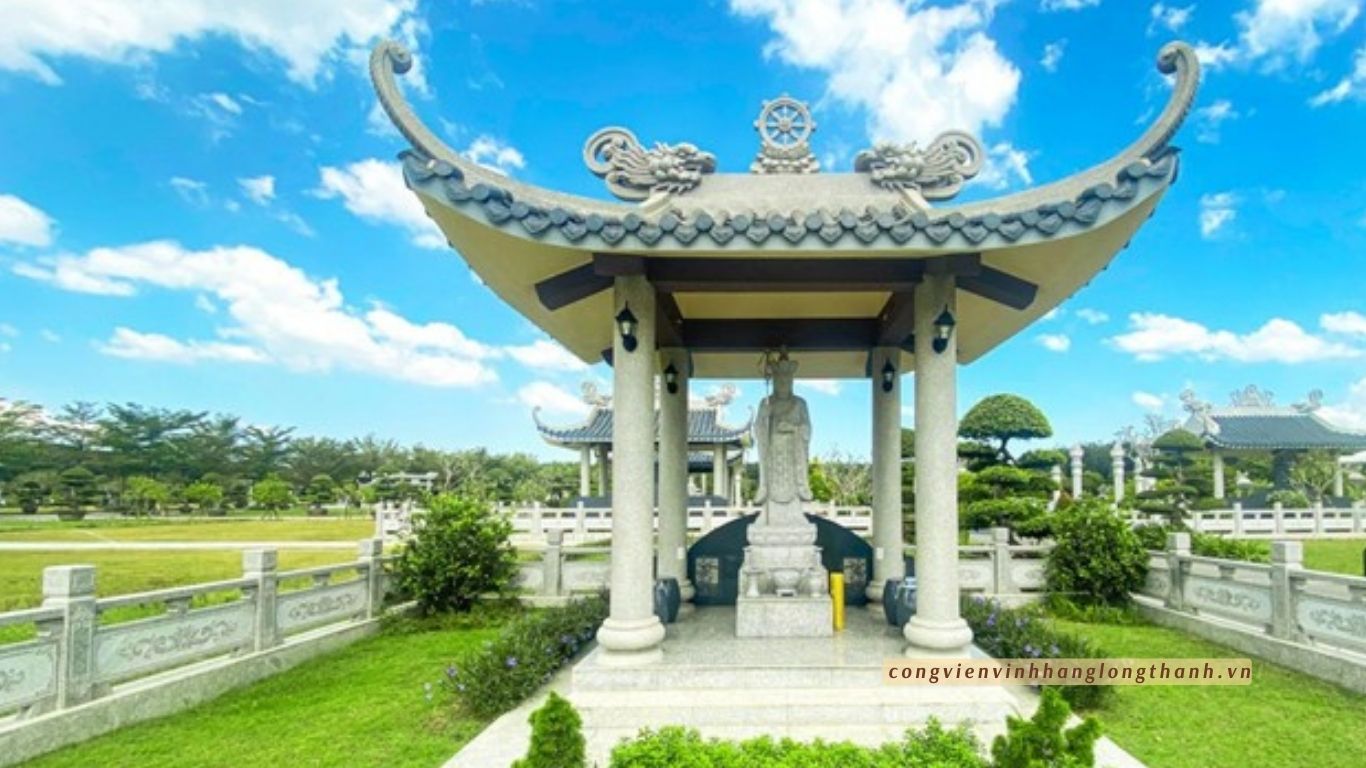 công trình xây dựng trong nghĩa trang Long Thành